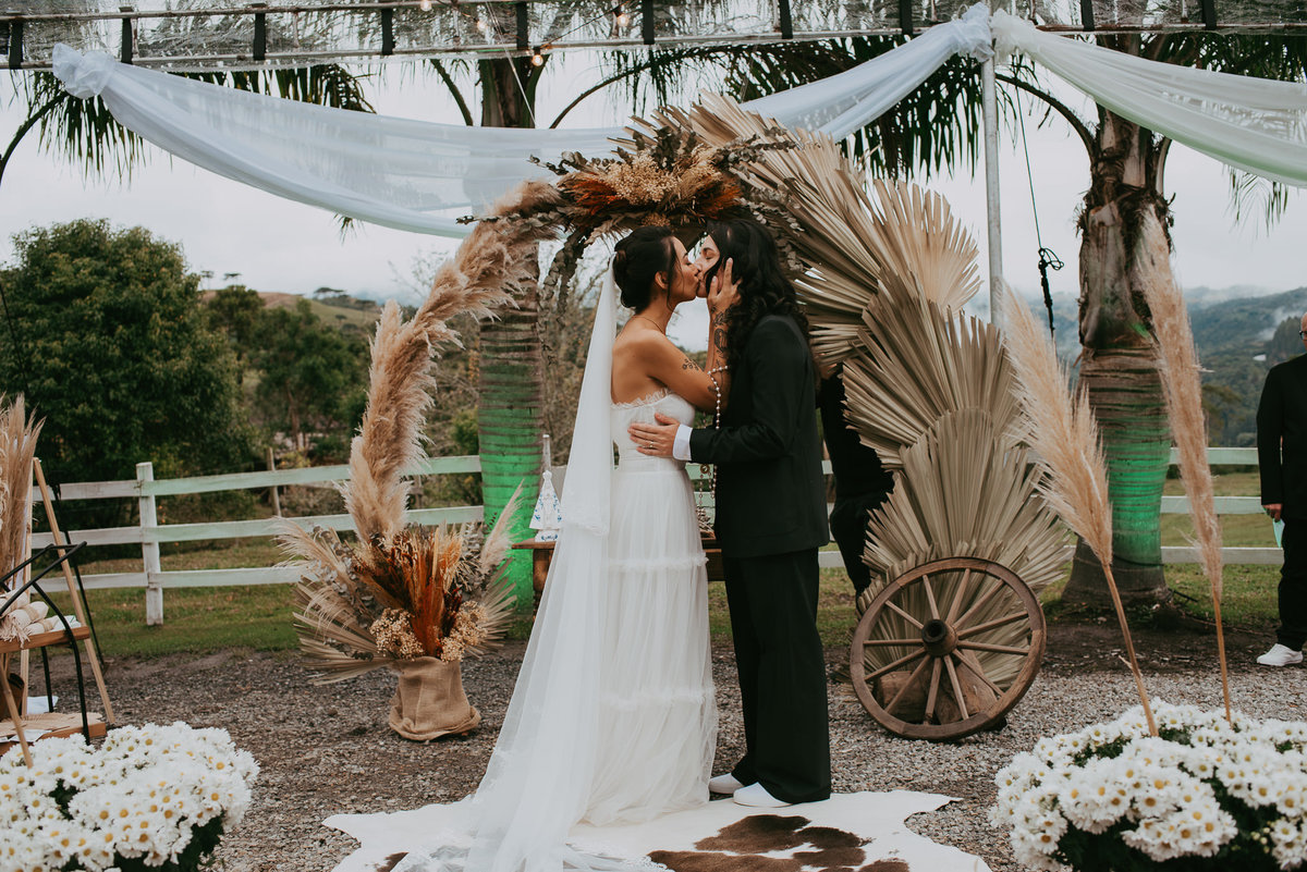 O tempo colaborou com uma pausa só para o sim acontecer.