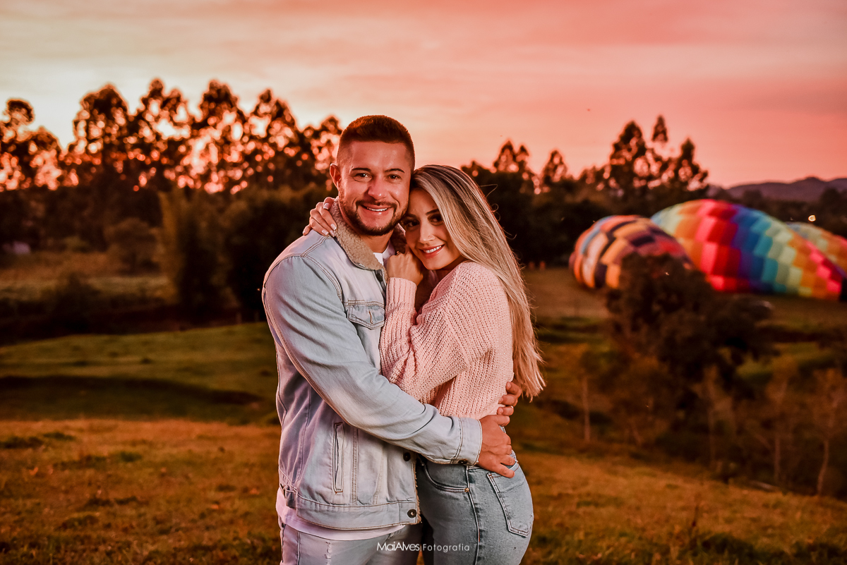 decolagem de balão em praia grande sc