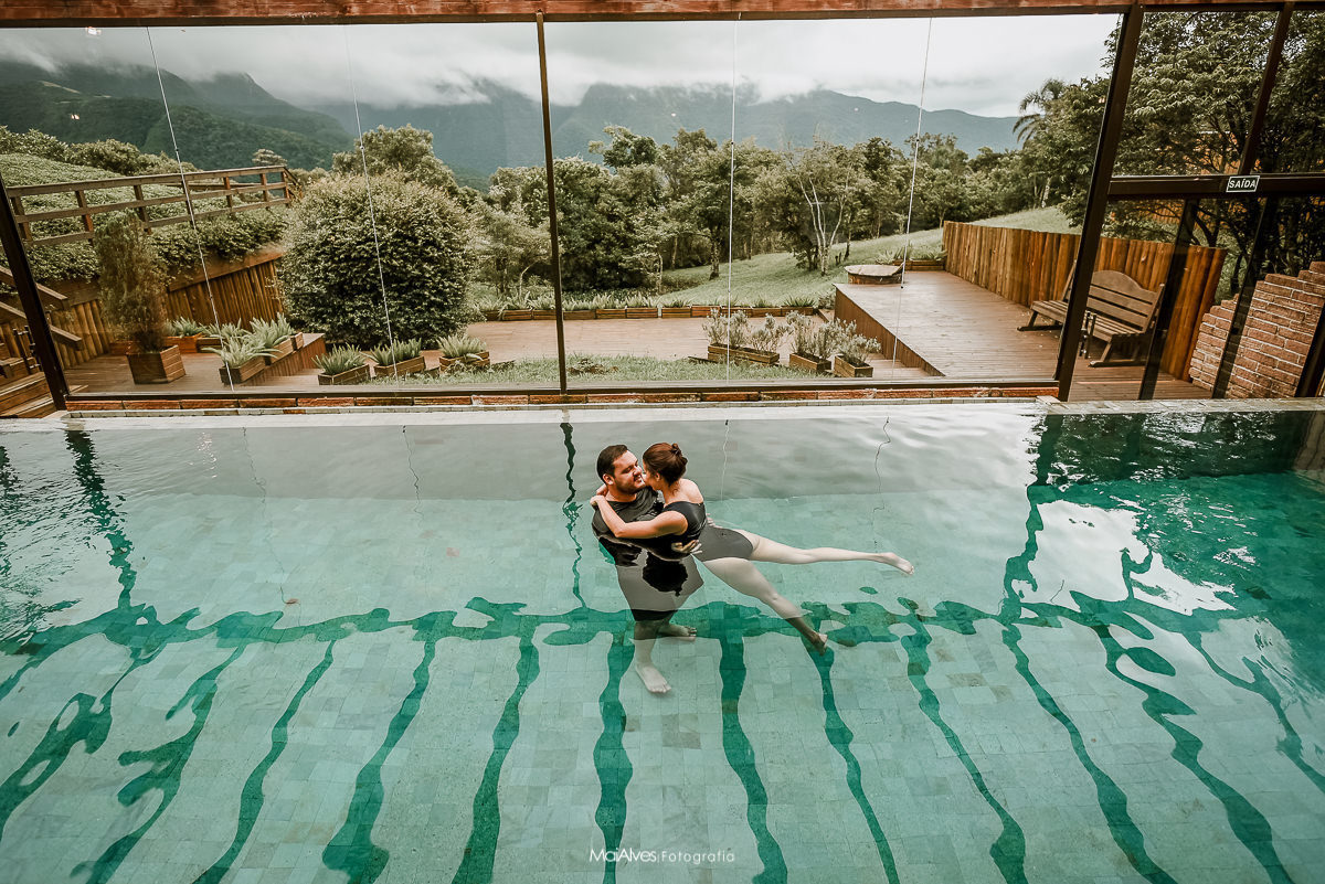 piscina aquecida com vista para o canyon malacara 