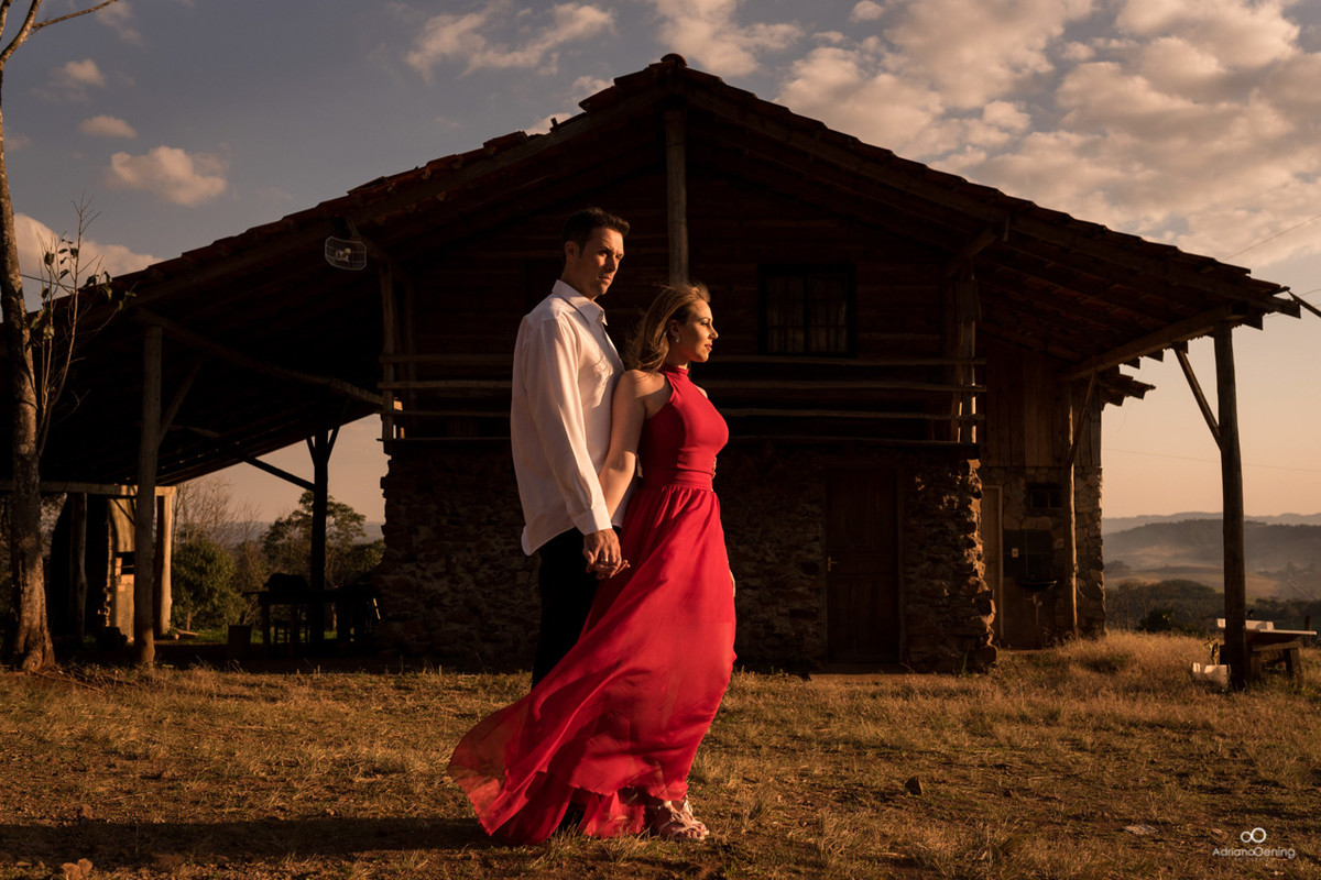 Rubia e Rodrigo pré-casamento