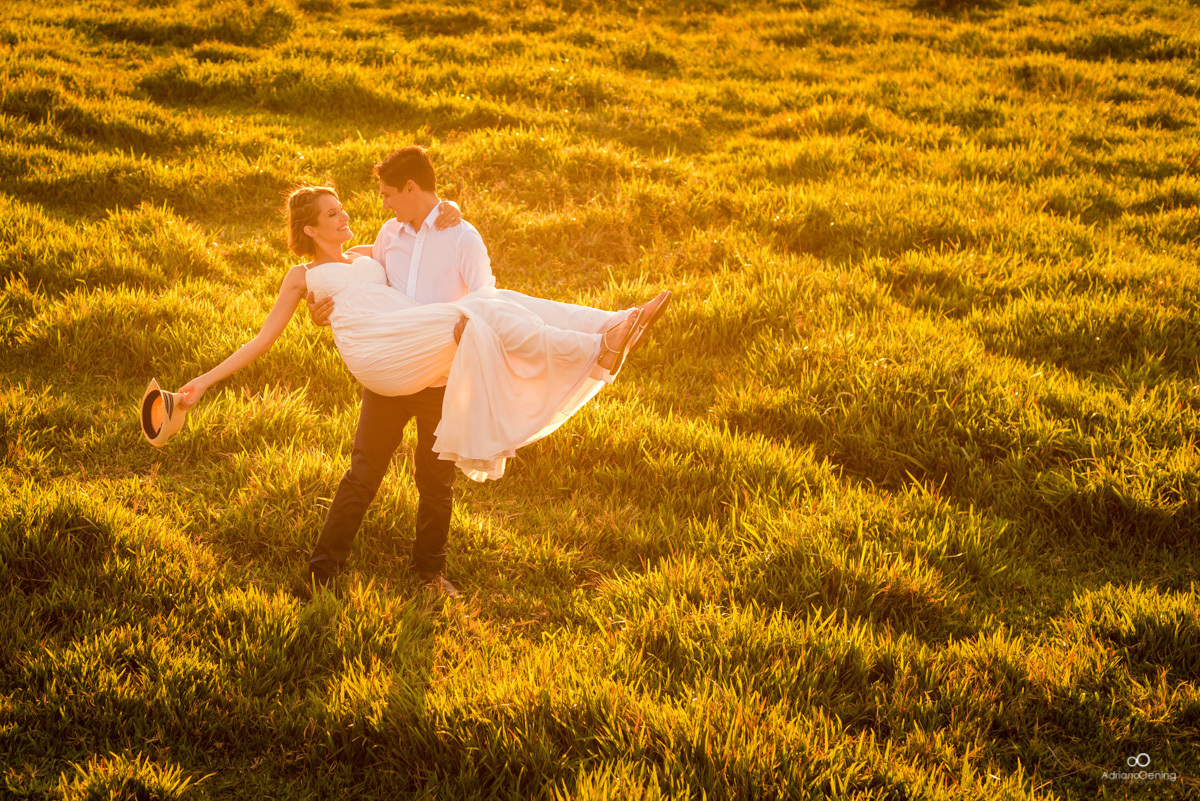 pós casamento na natureza
