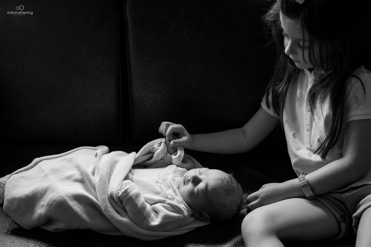 aos cuidados da irmã