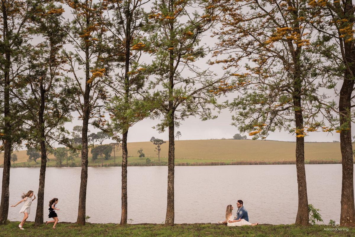 dia de diversão no ensaio fotográfico de Luciane e Marcus com as filhas Duda e Bia