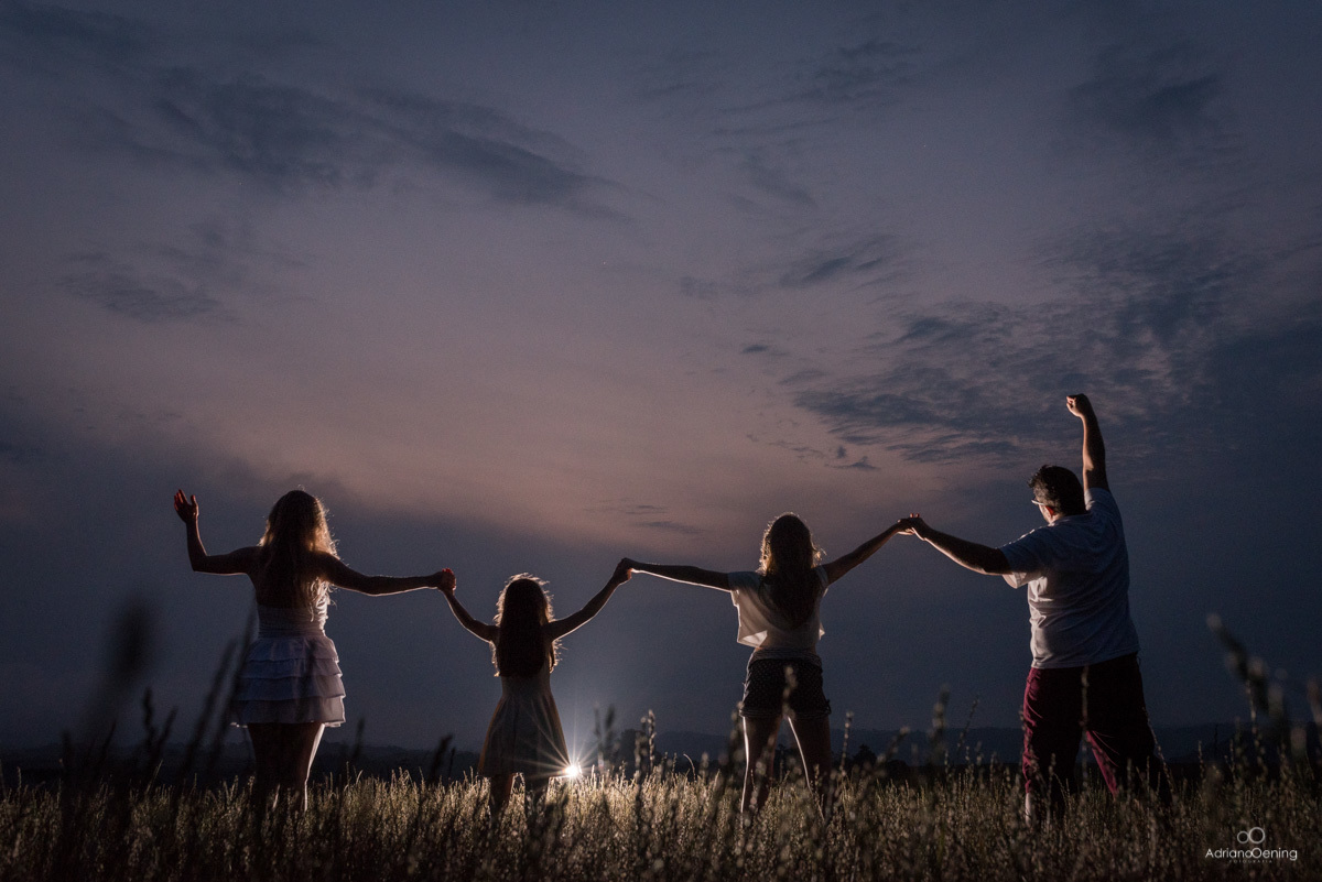 família unida no ensaio pré-casamento
