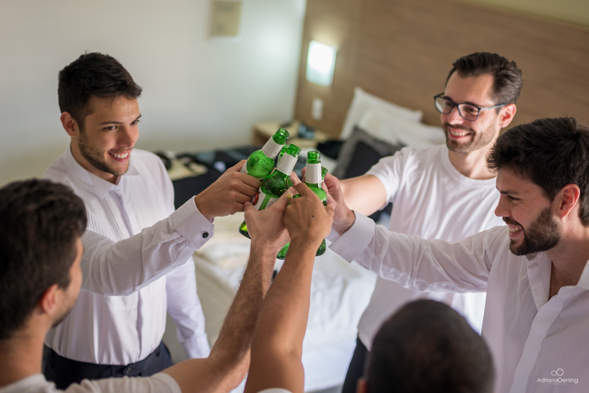 making of do noivo regado a cerveja e diversão