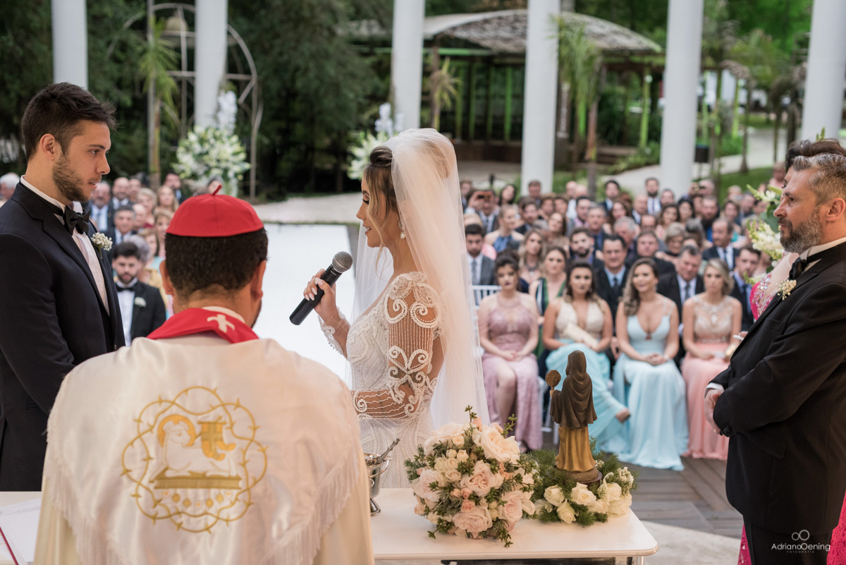 casamento de dia com votos personalizados