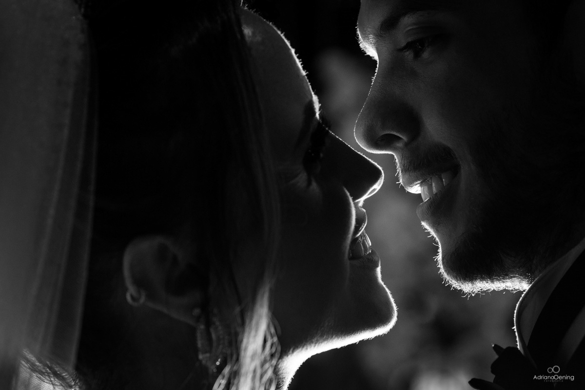 retratos de noivos a noite