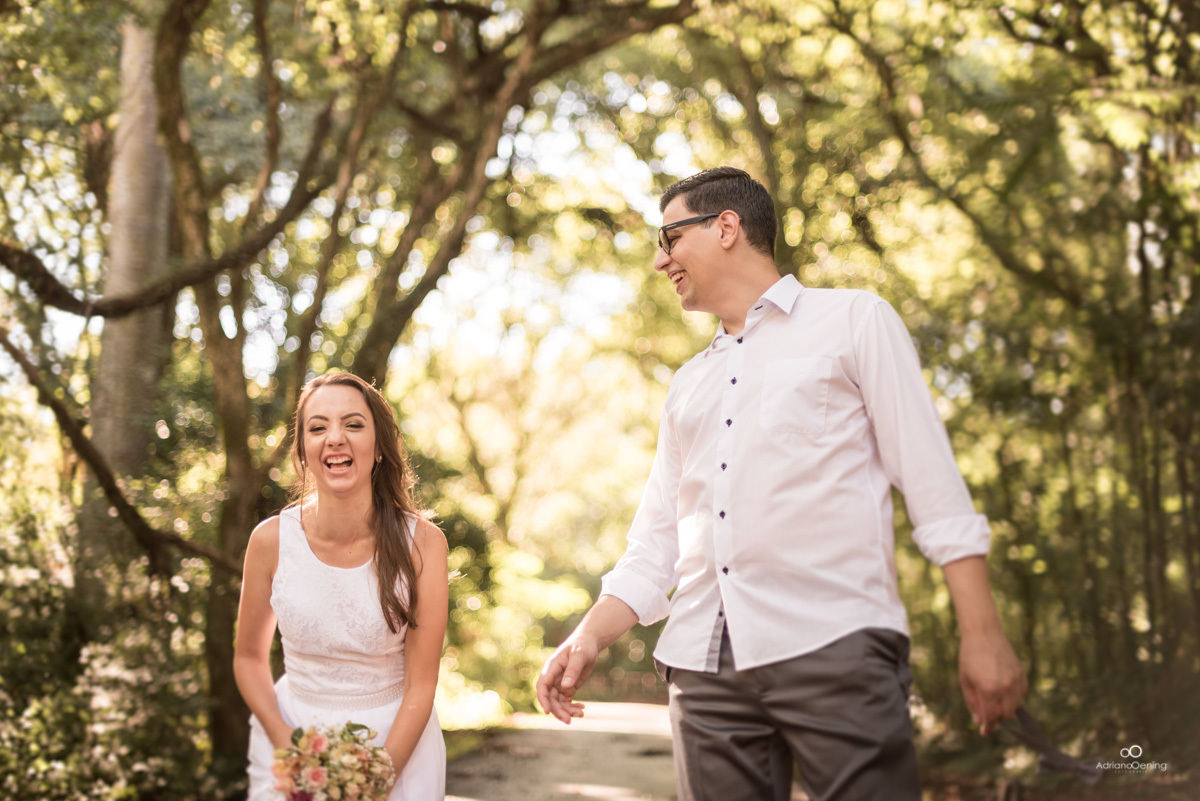 sorrisos e felicidade no ensaio prewedding