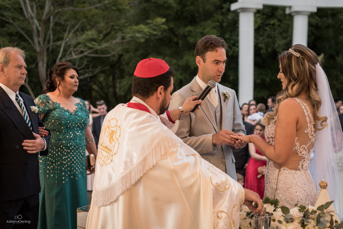 os votos dos noivos na troca das alianças