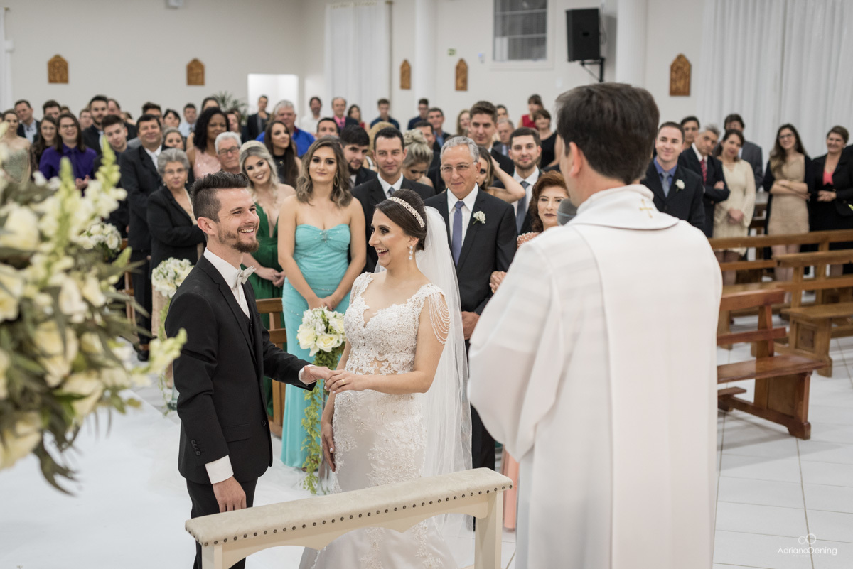 cerimônia de casamento divertida
