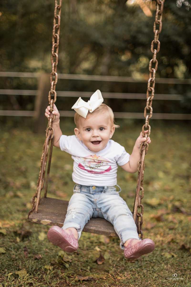 Ensaio de 1 ano da Valentina com a familia pelo Fotografo de Francisco Beltrao Adriano Oening