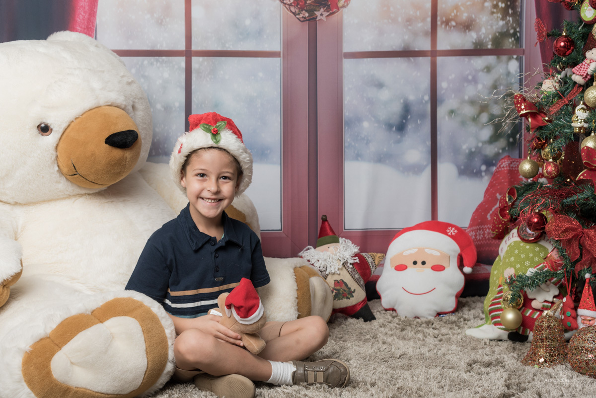 Ensaio de Natal no estúdio Adriano Oening Fotografia em Francisco Beltrão Pr