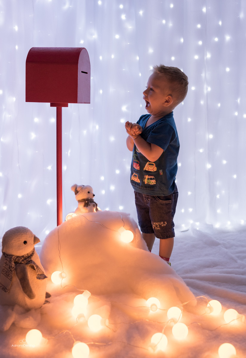 Ensaio de Natal no estúdio Adriano Oening Fotografia em Francisco Beltrão Pr