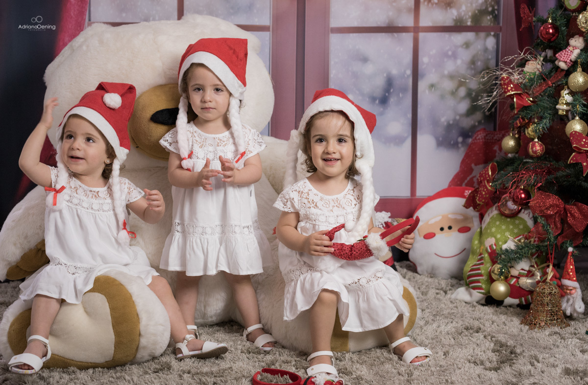 Ensaio de Natal no estúdio Adriano Oening Fotografia em Francisco Beltrão Pr