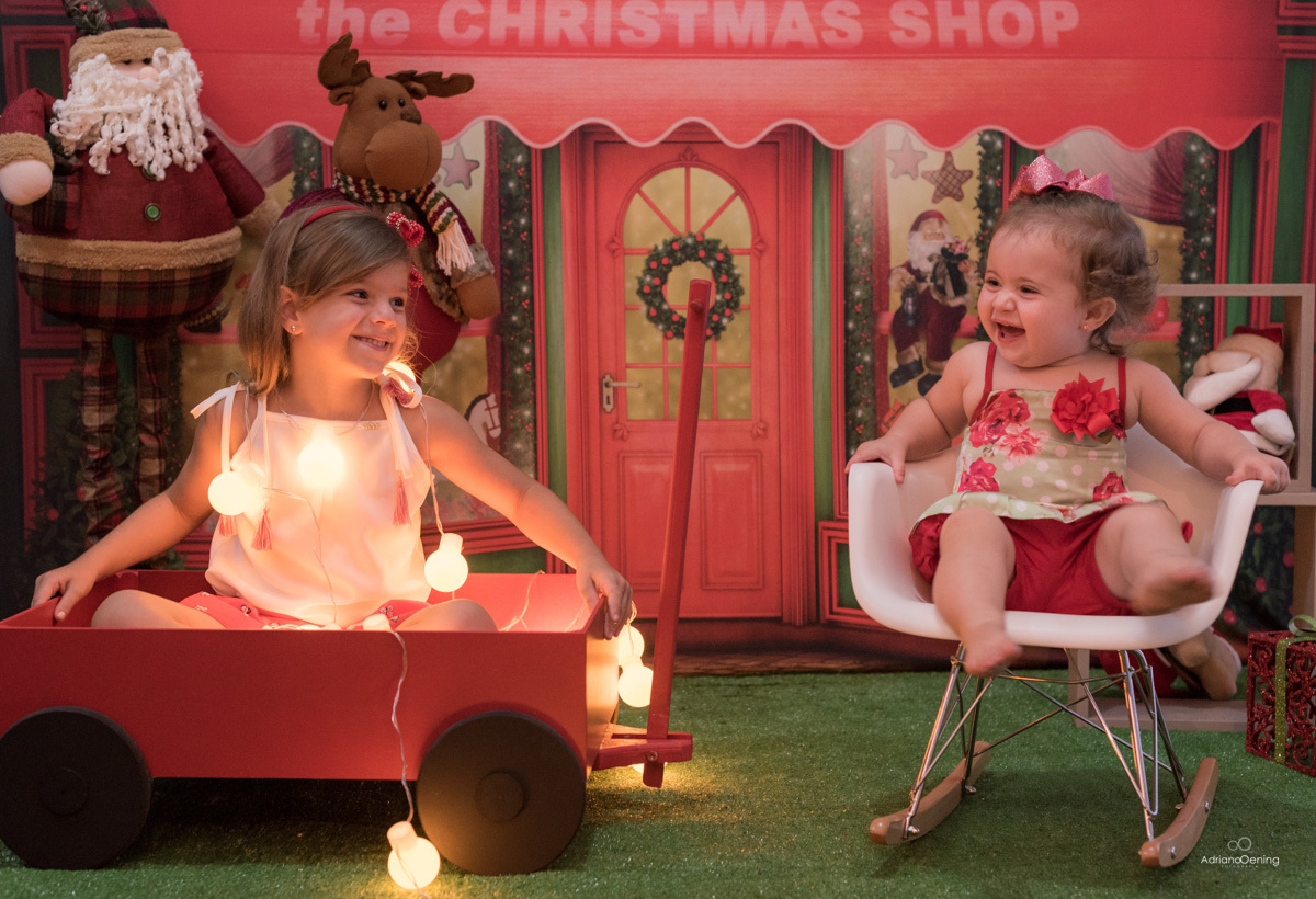 Ensaio de Natal no estúdio Adriano Oening Fotografia em Francisco Beltrão Pr