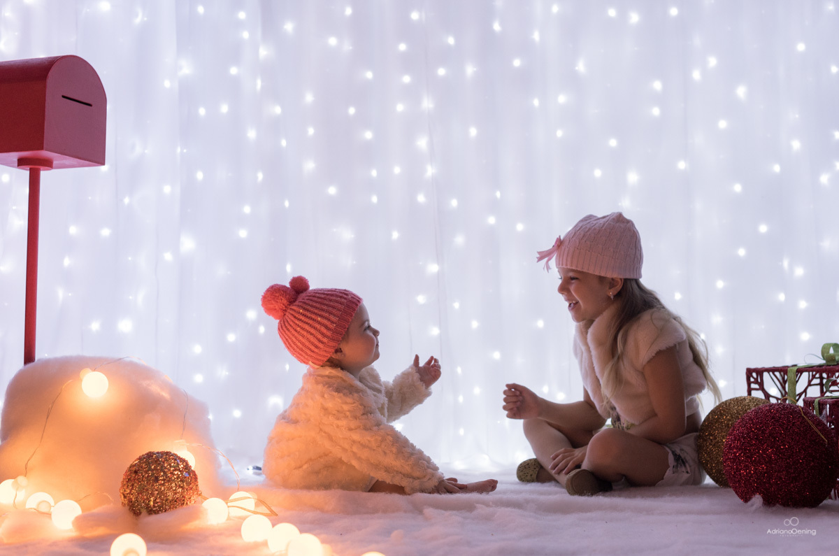 Ensaio de Natal no estúdio Adriano Oening Fotografia em Francisco Beltrão Pr