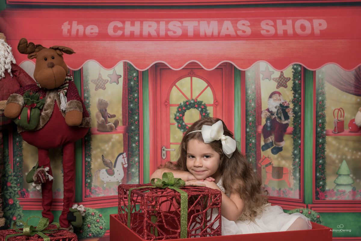 Ensaio de Natal no estúdio Adriano Oening Fotografia em Francisco Beltrão Pr