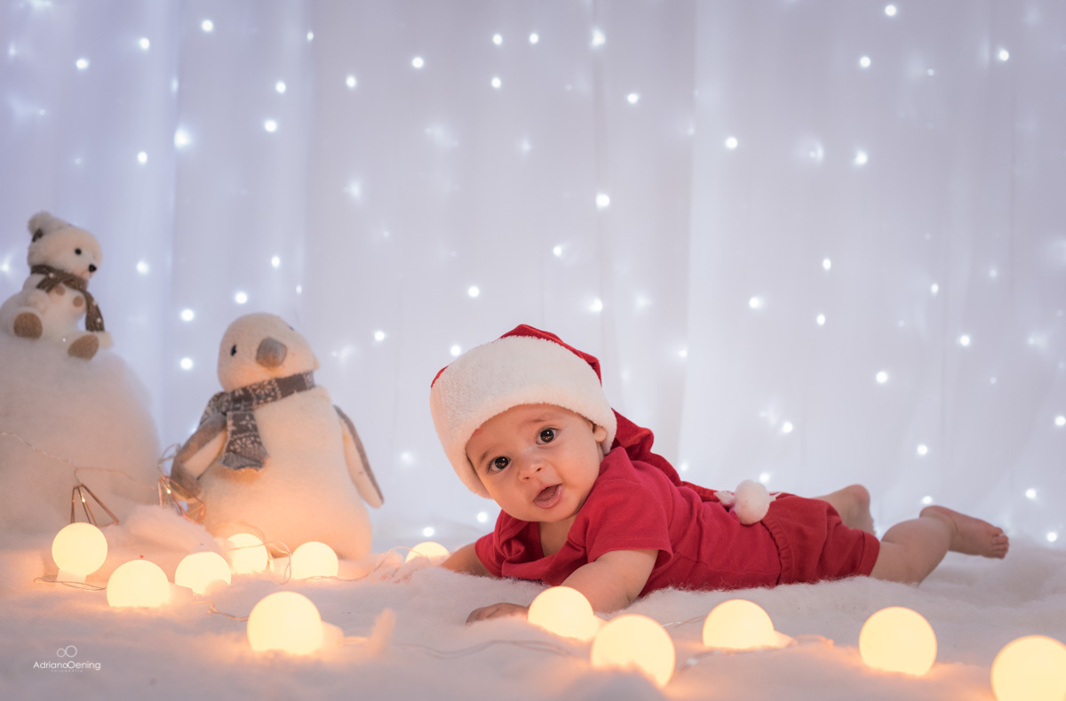 Ensaio de Natal no estúdio Adriano Oening Fotografia em Francisco Beltrão Pr