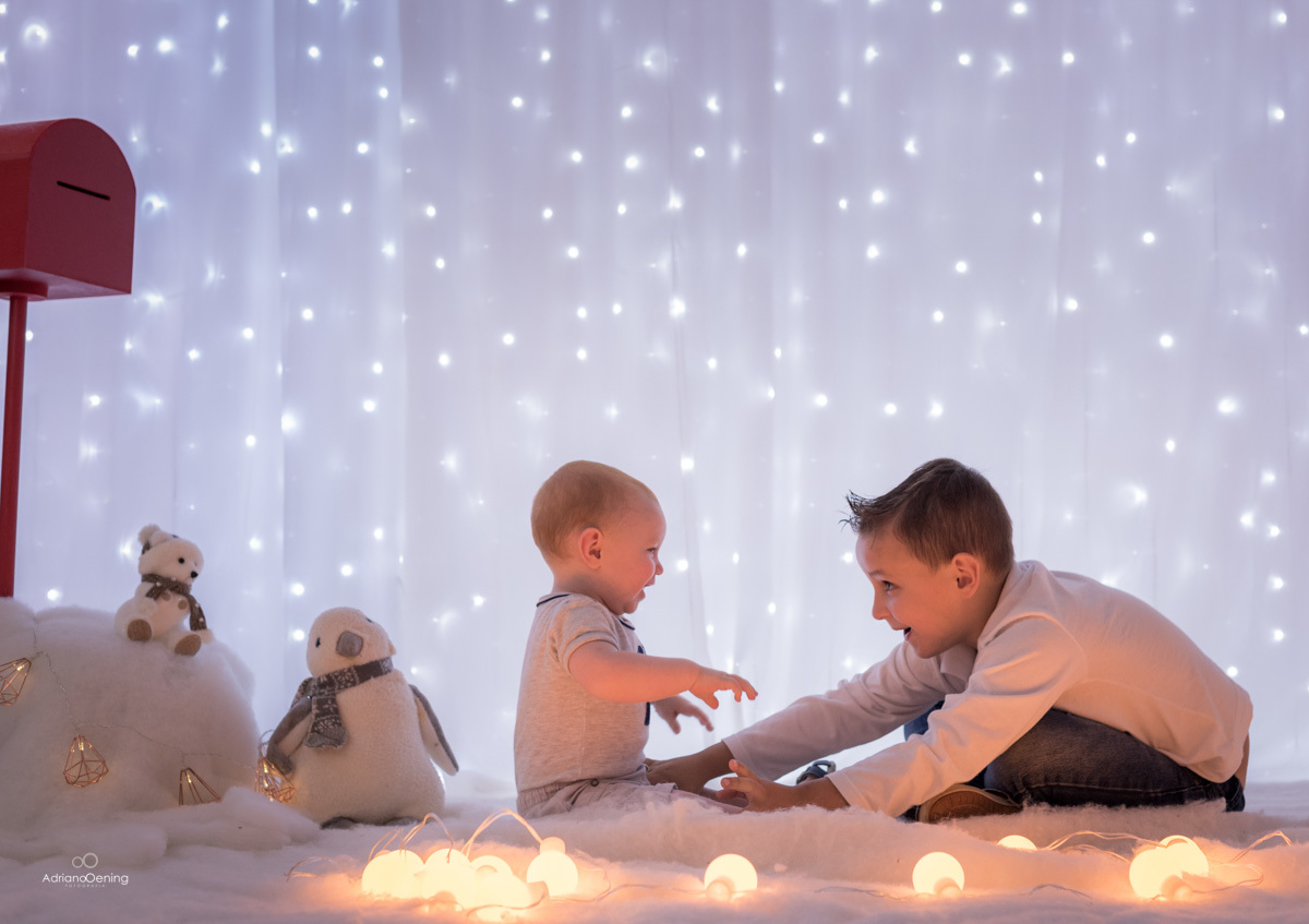 Ensaio de Natal no estúdio Adriano Oening Fotografia em Francisco Beltrão Pr