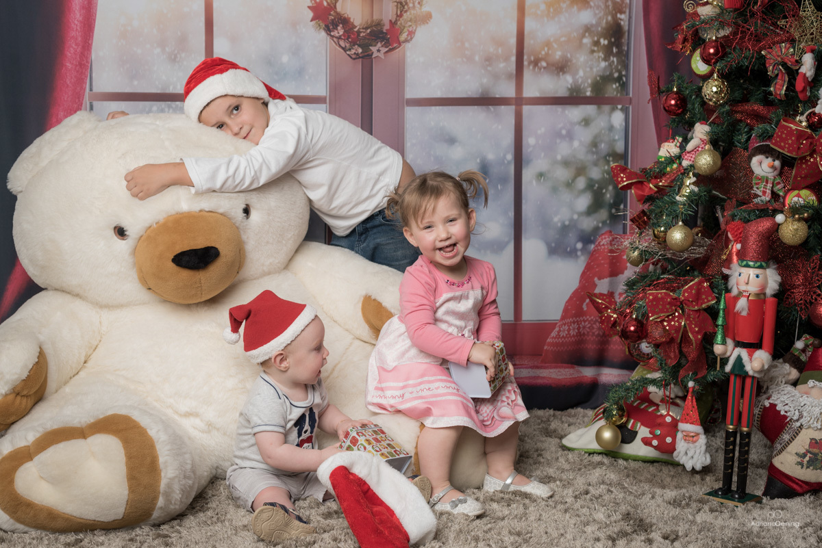 Ensaio de Natal no estúdio Adriano Oening Fotografia em Francisco Beltrão Pr