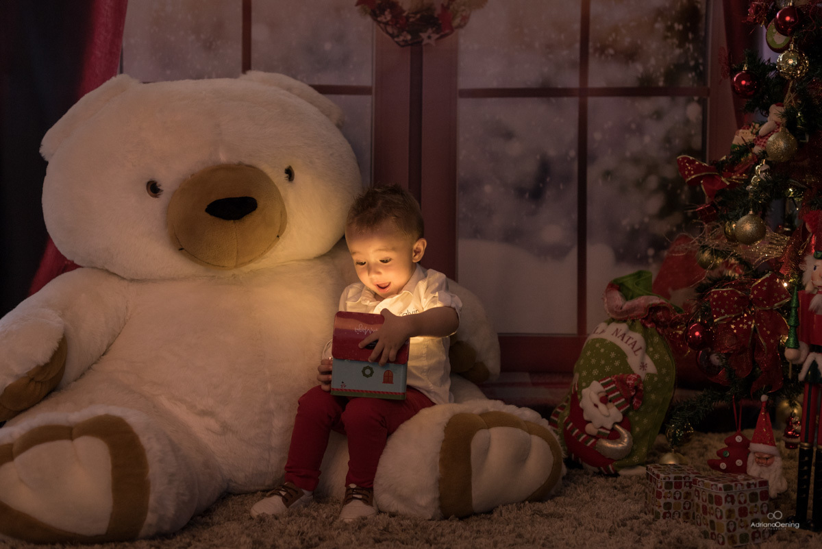 Ensaio de Natal no estúdio Adriano Oening Fotografia em Francisco Beltrão Pr