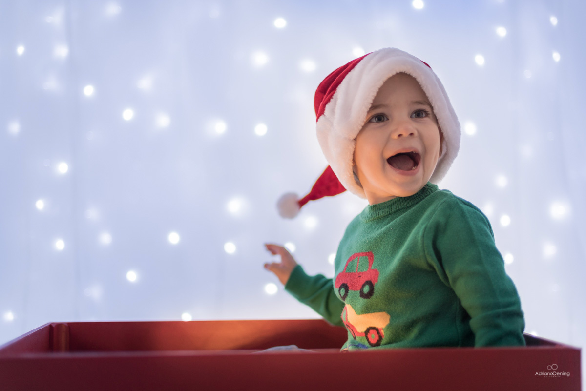 Ensaio de Natal no estúdio Adriano Oening Fotografia em Francisco Beltrão Pr