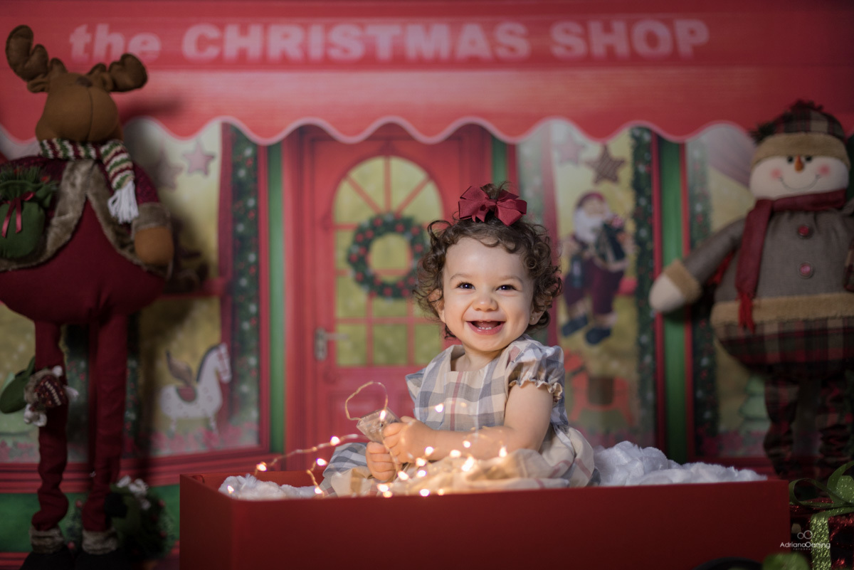 Ensaio de Natal no estúdio Adriano Oening Fotografia em Francisco Beltrão Pr
