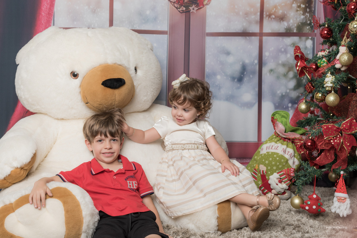 Ensaio de Natal no estúdio Adriano Oening Fotografia em Francisco Beltrão Pr