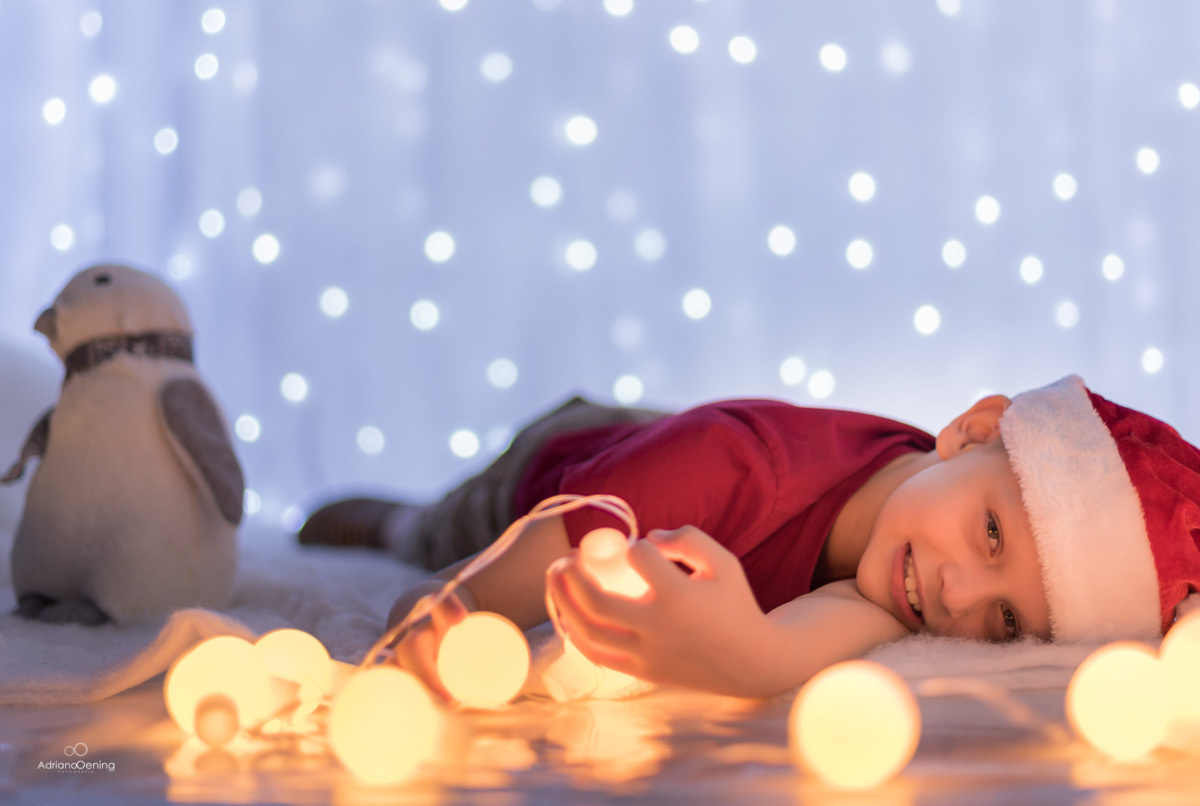 Ensaio de Natal no estúdio Adriano Oening Fotografia em Francisco Beltrão Pr