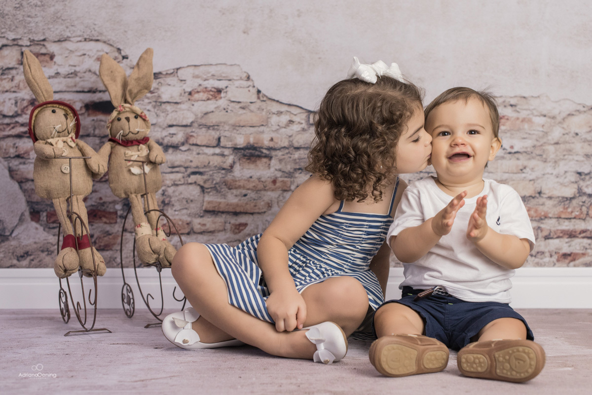 Ensaio temático de Páscoa no estúdio fotográfico Adriano Oening Fotografia