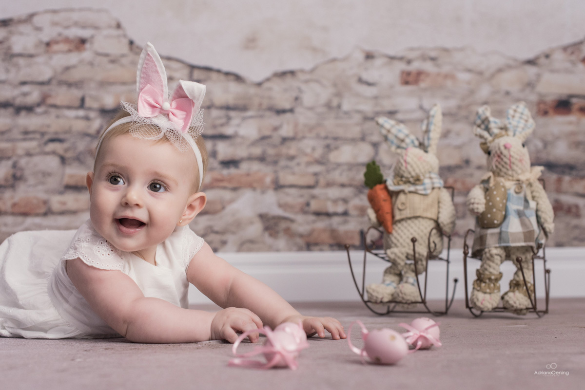 Ensaio temático de Páscoa no estúdio fotográfico Adriano Oening Fotografia