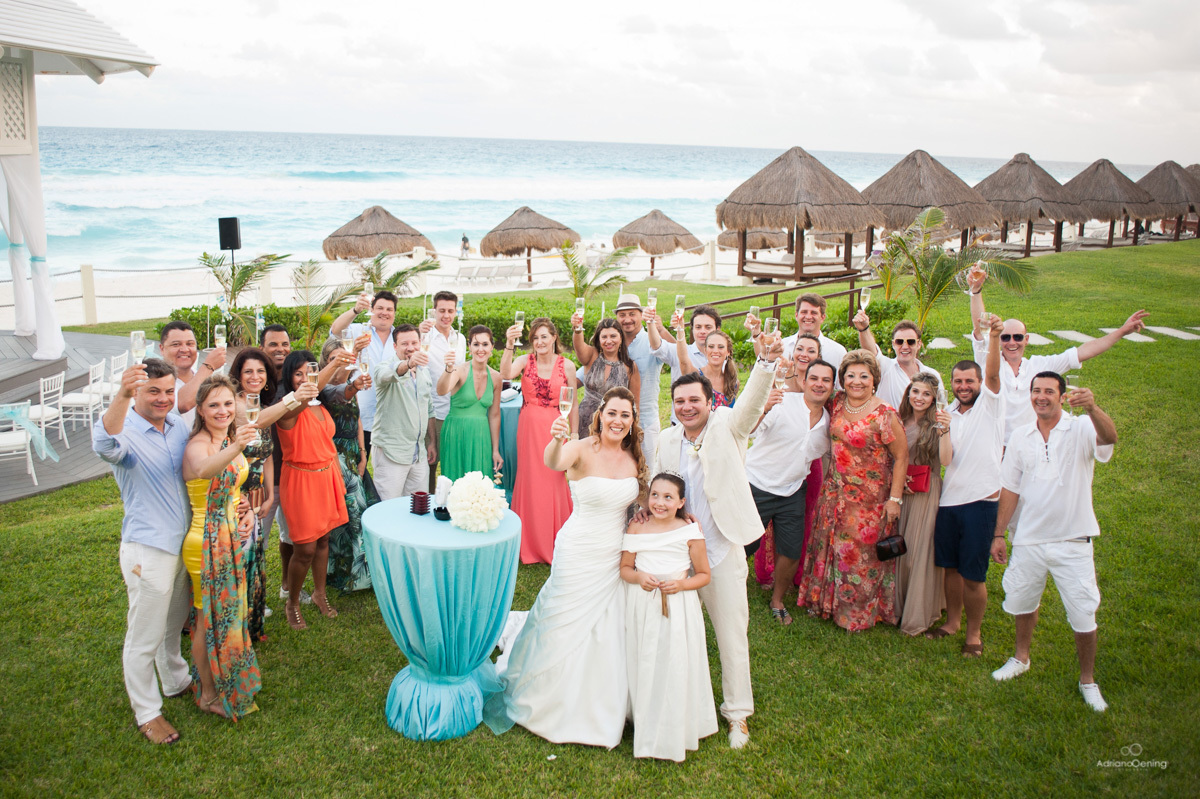 Casamento em Cancun Mexico por Adriano Oening Fotografia