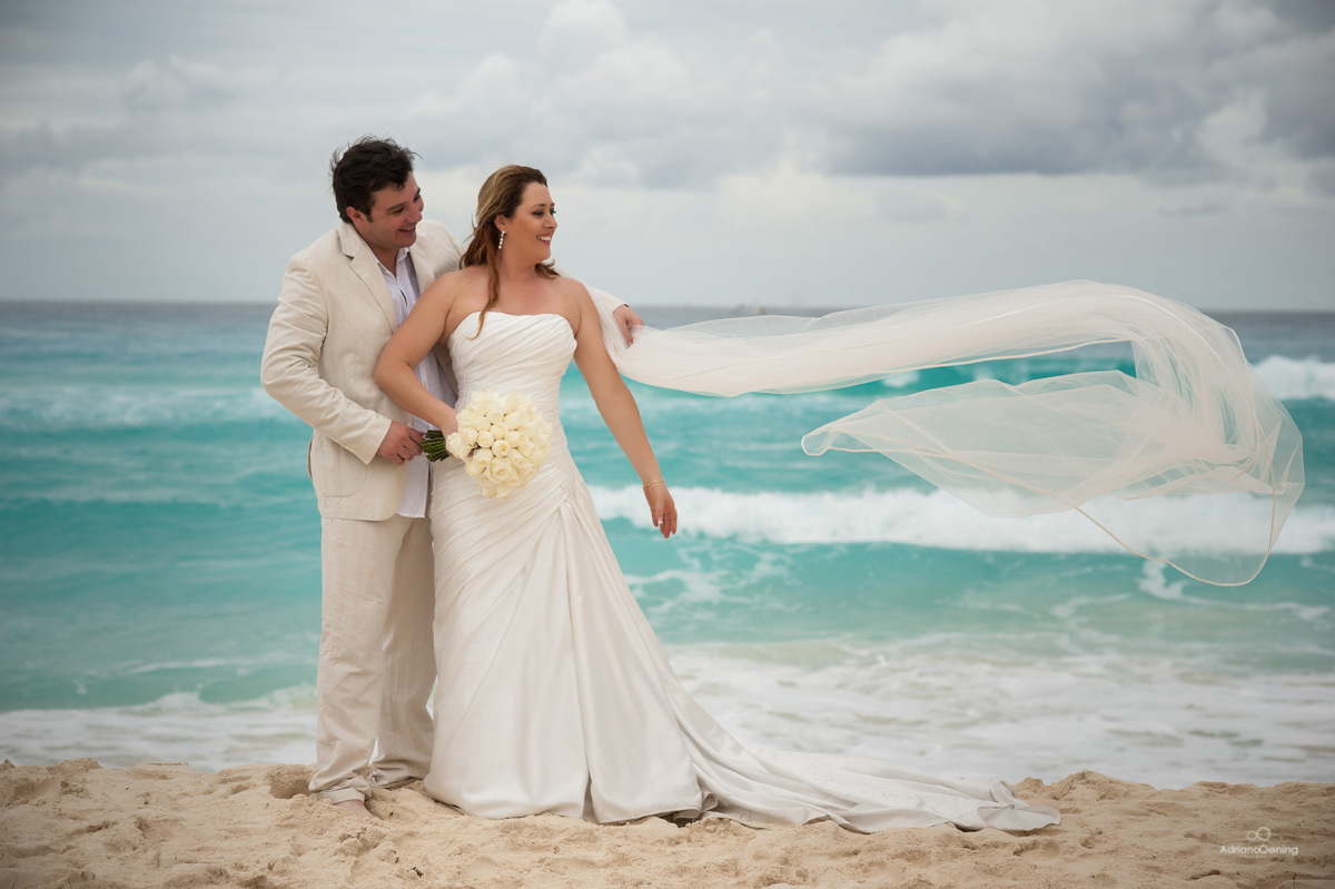 Casamento em Cancun Mexico por Adriano Oening Fotografia