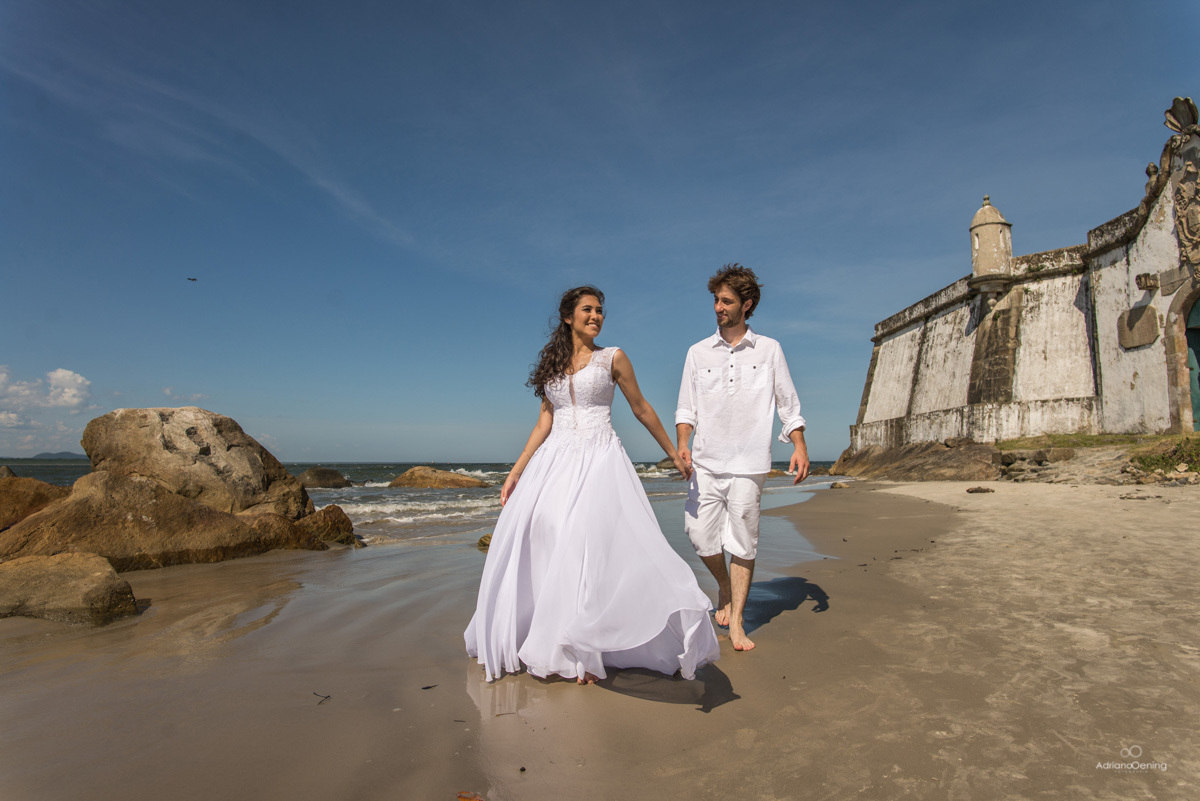 Ensaio pre-casamento na Ilha do Mel