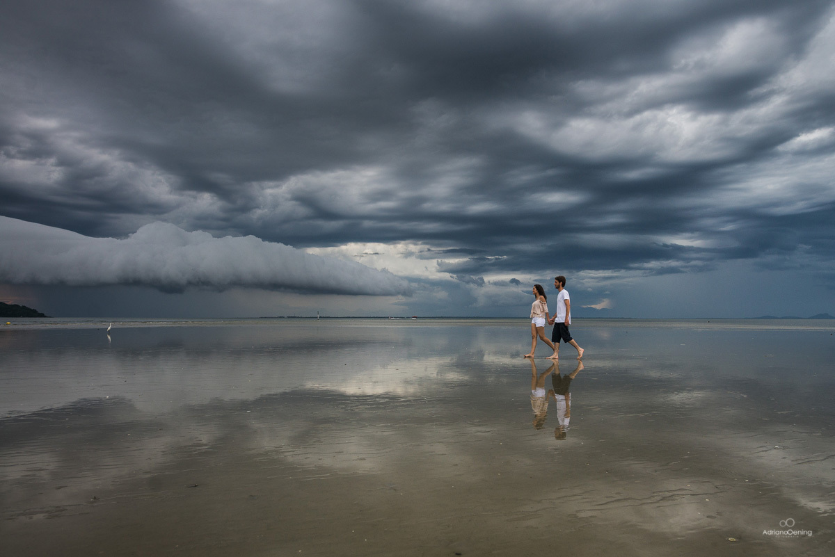 Ensaio pre-casamento na Ilha do Mel