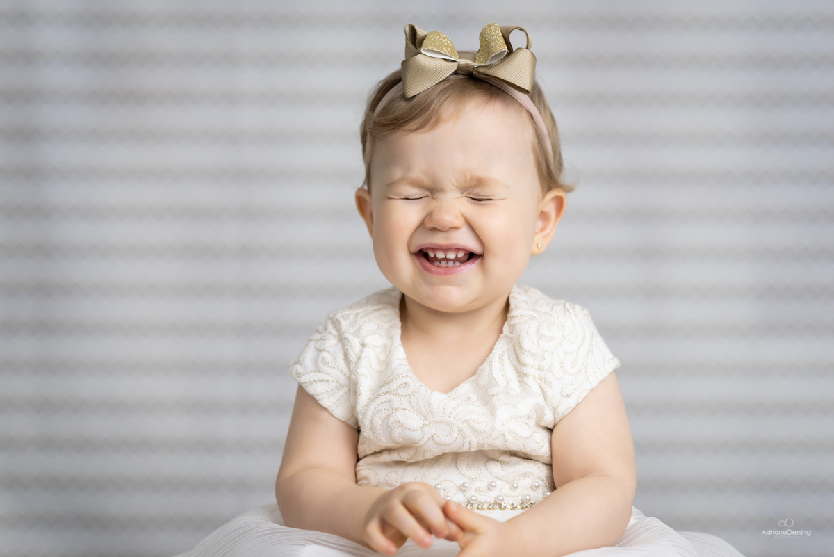 Ensaio de 1 ano da Carol no estúdio Adriano Oening Fotografia em Francisco Beltrao Pr