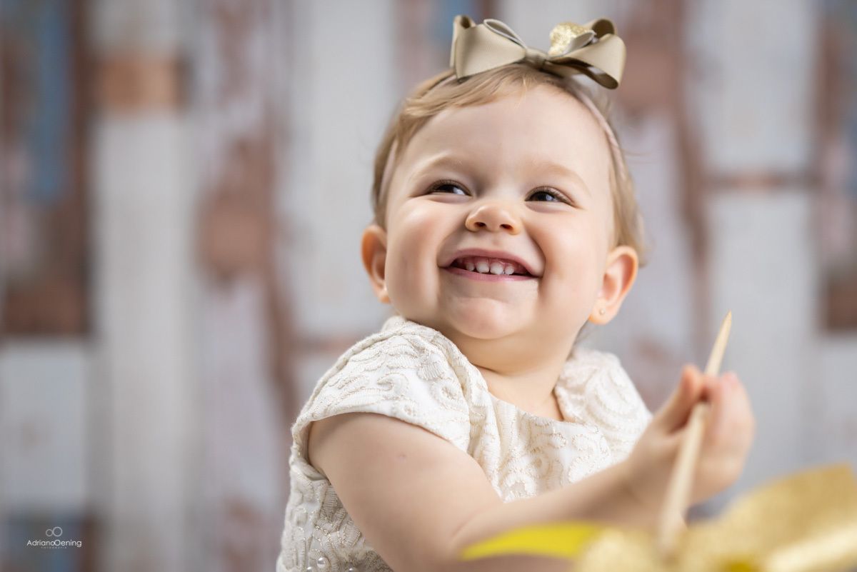 Ensaio de 1 ano da Carol no estúdio Adriano Oening Fotografia em Francisco Beltrao Pr