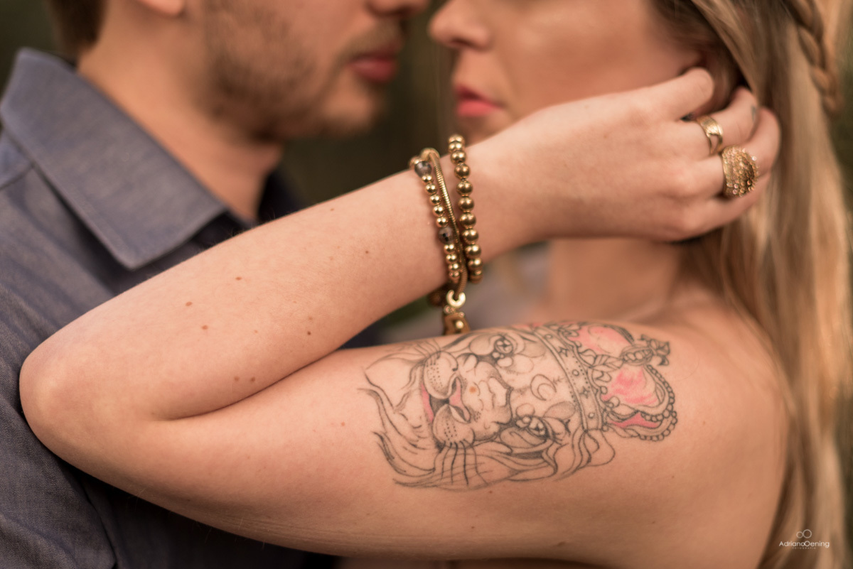 Ensaio do casal Alessandra e Marcelo realizado no Urio Park por Adriano Oening