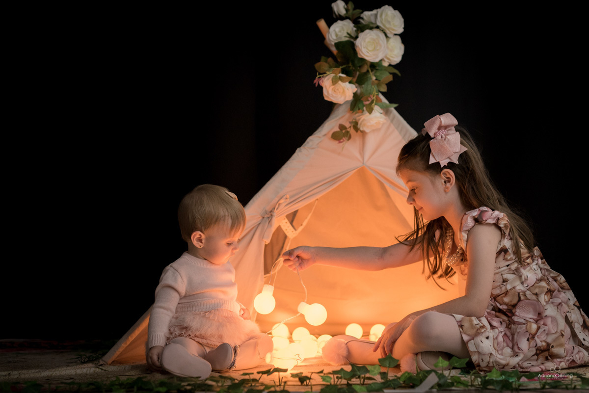 ensaio kids no estudio Adriano Oening Fotografia em Francisco Beltrao Pr