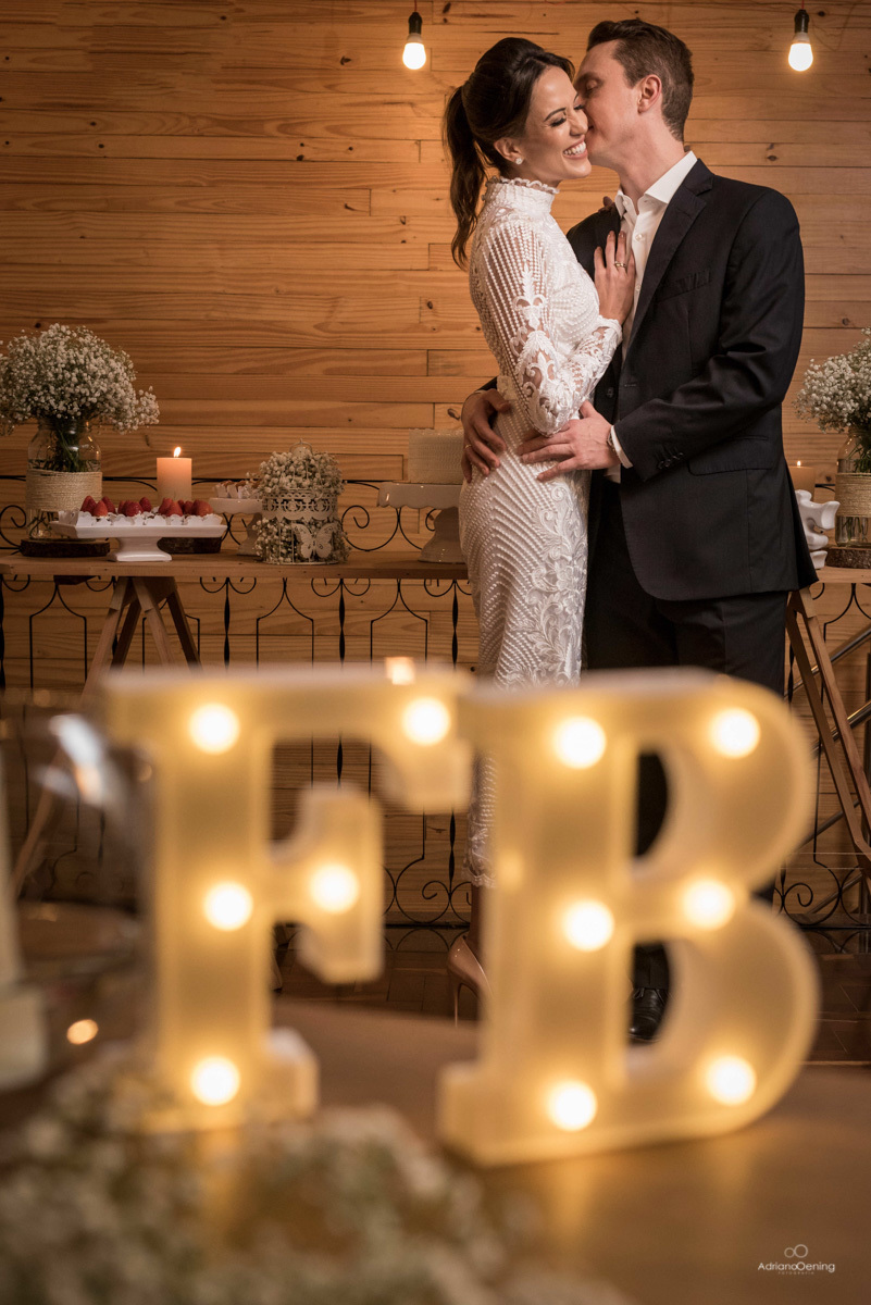 Casamento Intimista de Bruna e Fernando em Francisco Beltrao Pr por Adriano Oening