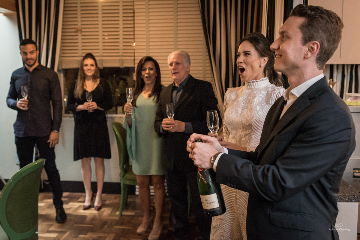 Casamento Intimista de Bruna e Fernando em Francisco Beltrao Pr por Adriano Oening