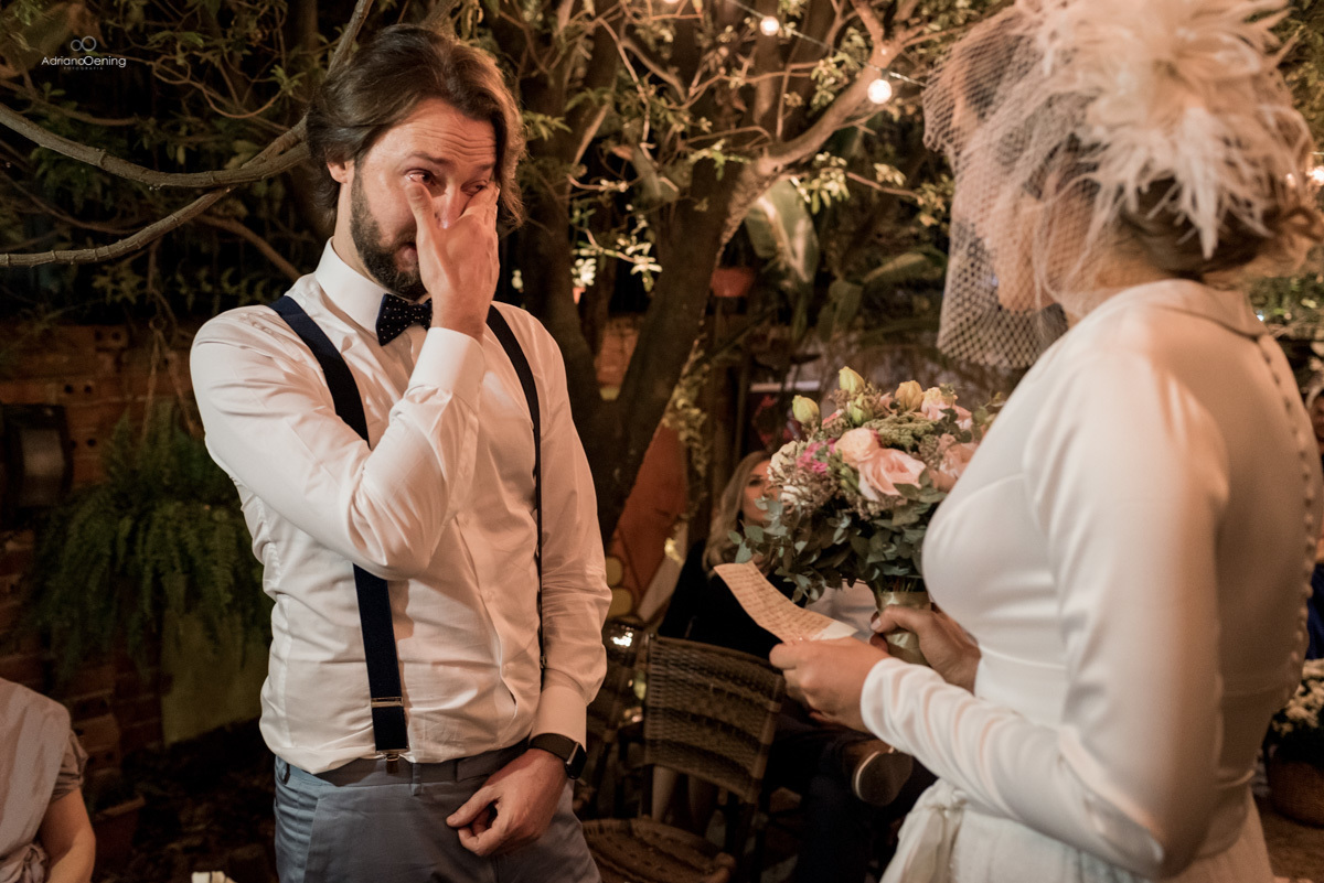 Casamento intimo no Quintana Gastronomia em Curitiba por Adriano Oening Fotografia