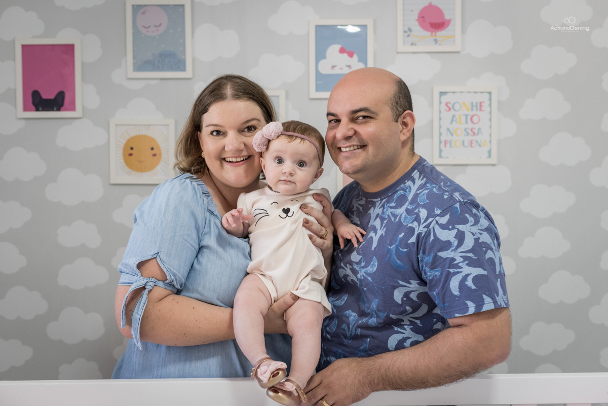 Acompanhamento trimestral da Cecilia pelo fotógrafo de família Adriano Oening