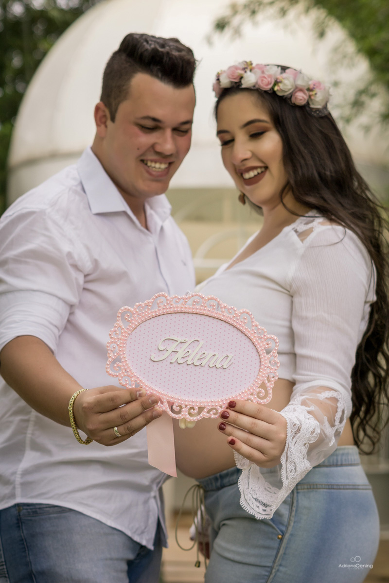 Manu e Iuri a espera da Helena sua primeira filha