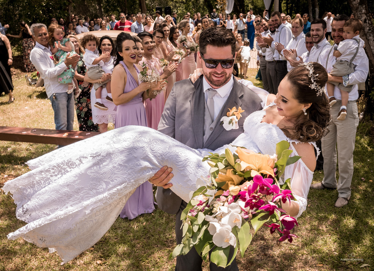 Casamento de Priscila e Darci realizado no Dom Zu Centro de Eventos e fotografia por Adriano Oening