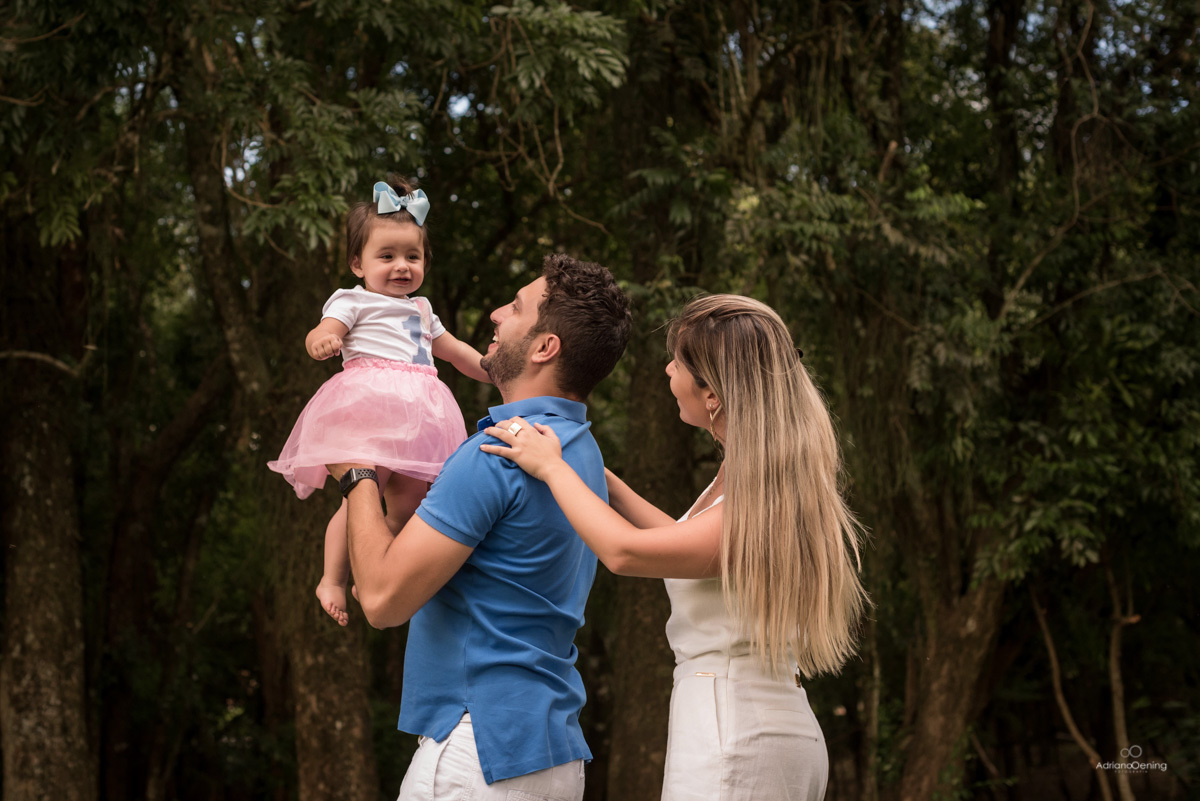 Ensaio de 1 ano da Lorena com sues pais by Adriano Oening