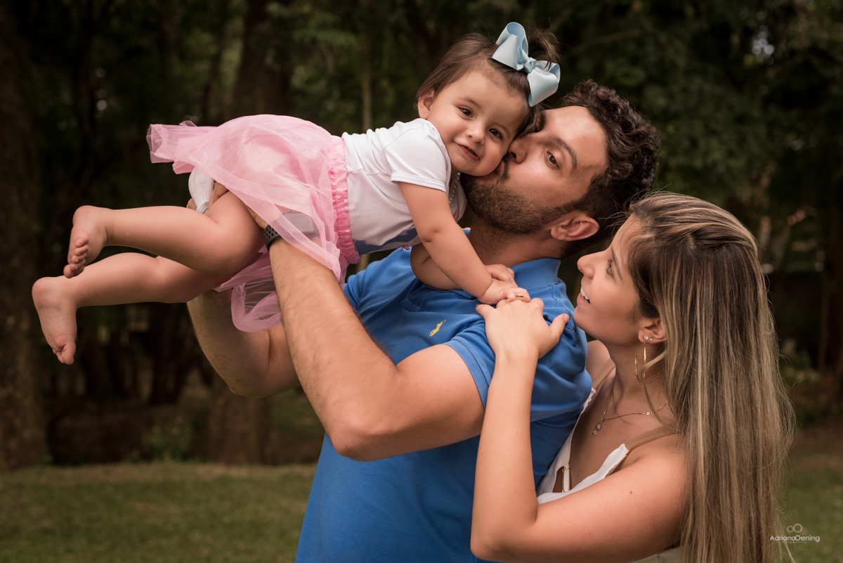 Ensaio de 1 ano da Lorena com sues pais by Adriano Oening