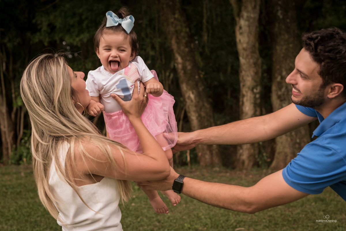 Ensaio de 1 ano da Lorena com sues pais by Adriano Oening