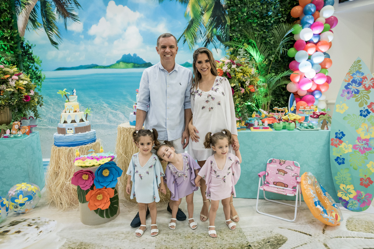 Aniversário das trigêmeas da Gelisa Lisa no Buffet Alegria em Francisco Beltrao Pr