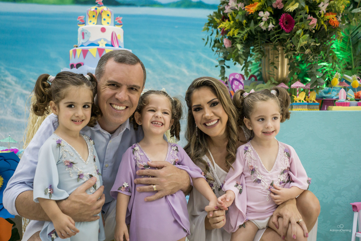 Aniversário das trigêmeas da Gelisa Lisa no Buffet Alegria em Francisco Beltrao Pr